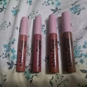 NYX Lip Lingerie XXL Matte Lipstick - Pink and Brown Collection